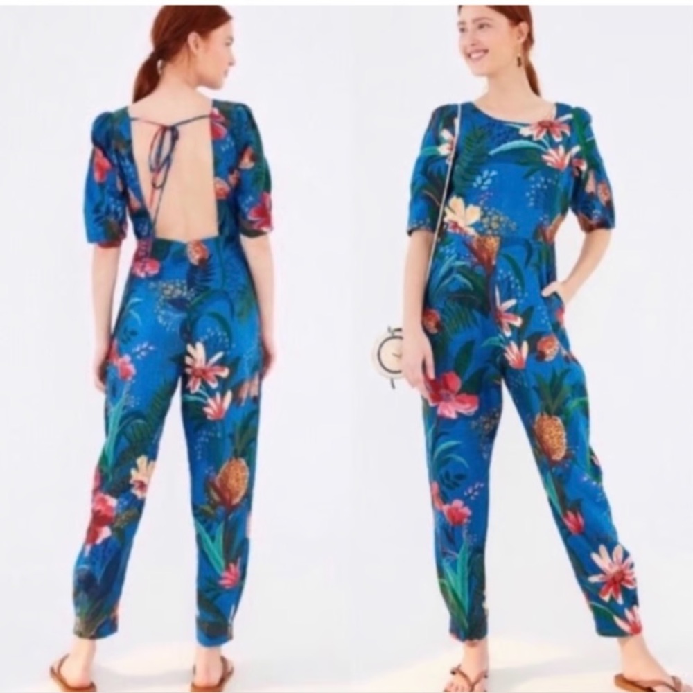 FARM Rio Topical Open Back Jumpsuit - Picture 8 of 9